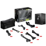 MSI MAG 850GL PCI-e 5.1 850W Modular ATX 3.1 Power Supply — Black - Image 3