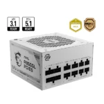 MSI MAG 850GL PCI-e 5.1 850W Modular ATX 3.1 Power Supply — White