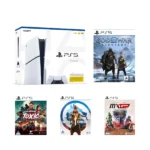 PlayStation 5 Standard Edition Console with God of War Ragnarok + 3 Games Bundle
