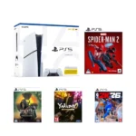 PlayStation 5 Standard Edition Console with Marvel's Spider-man 2 + 3 Games Bundle