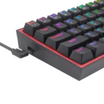 Redragon K617 FIZZ 60% Wired RGB Gaming Keyboard – Black - Image 4