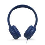 JBL Tune 500 Wired On Ear Headphones With Mic - Blue - Image 2
