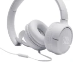 JBL Tune 500 Wired On Ear Headphones With Mic - White - Image 5