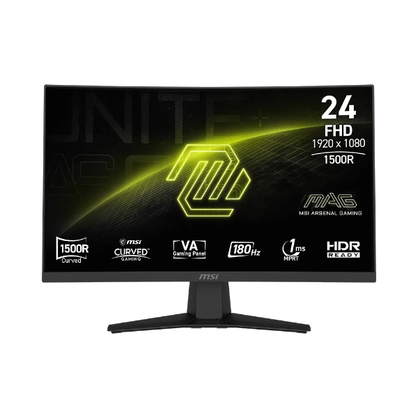 msi-mag-244c-24-inch-180hz-curved-gaming-monitor-main MSI MAG 244C 180Hz Curved Gaming Monitor 24″ - Image 1
