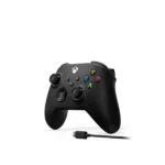 Xbox Series Wireless Controller + USB-C Cable  – Carbon Black - Image 2