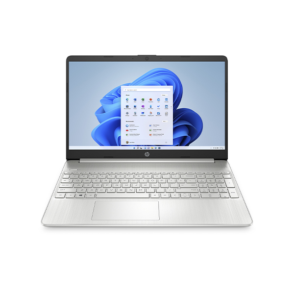 HP-Laptop-15.6 HP Laptop 15.6" FHD AMD Ryzen™ 5 (Windows 11 Home | 16GB RAM | 512GB SSD) - Natural Silver - Image 1