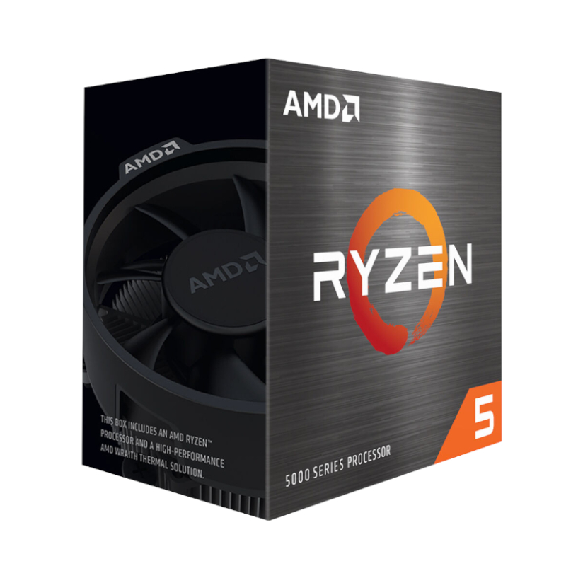 100-100000457BOX_wr_01 AMD RYZEN 5 5500 6-Core 3.6 GHz AM4 CPU - Image 1