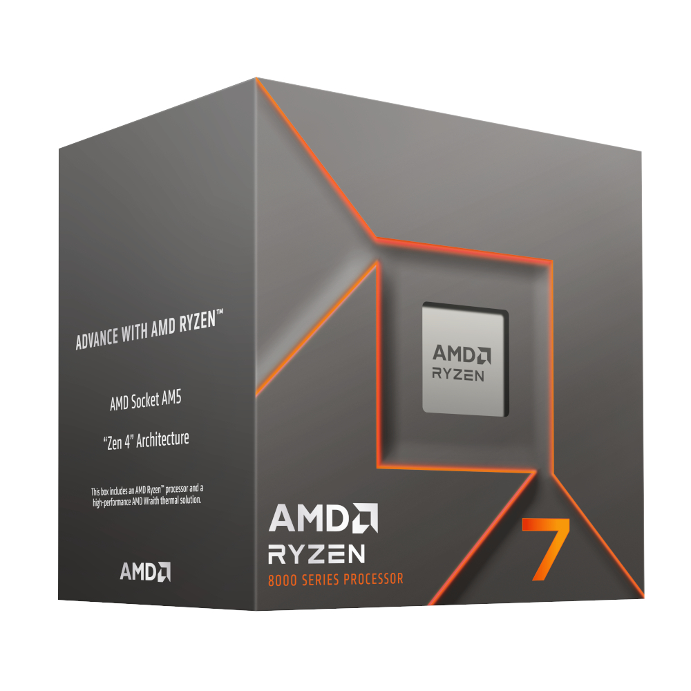 100-100001590BOX_wr_01 AMD RYZEN 7 8700F 8-Core 4.1GHZ AM5 CPU - Image 1