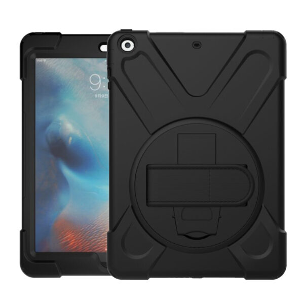 Port Designs Pro Shock 360 Rugged Protective and Rotative Folio for Samsung Galaxy Tab A9+ - Black