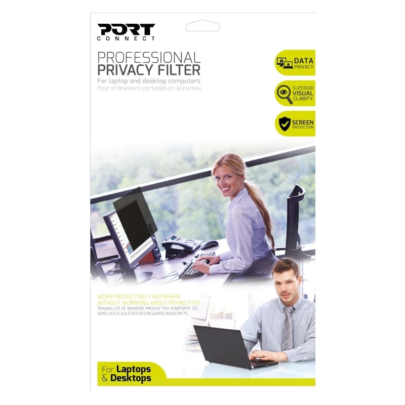 900006_wr_01 Port Connect 2D Professional Privacy Filter 15.4" - Image 1