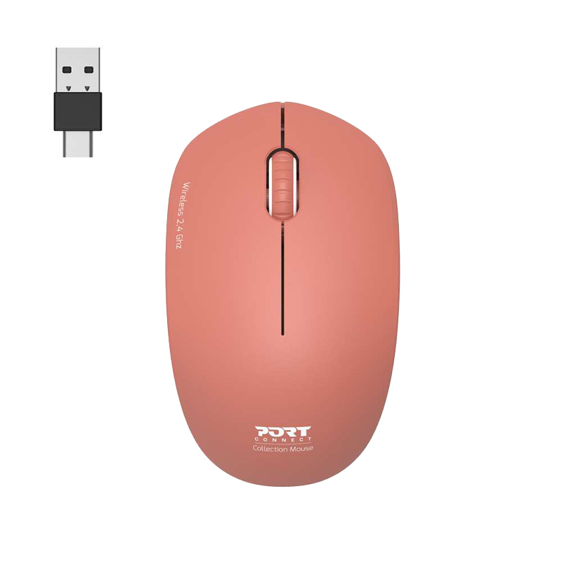 900542_wr_07 Port Connect MOUSE COLLECTION II WIRELESS Terracota - Image 1