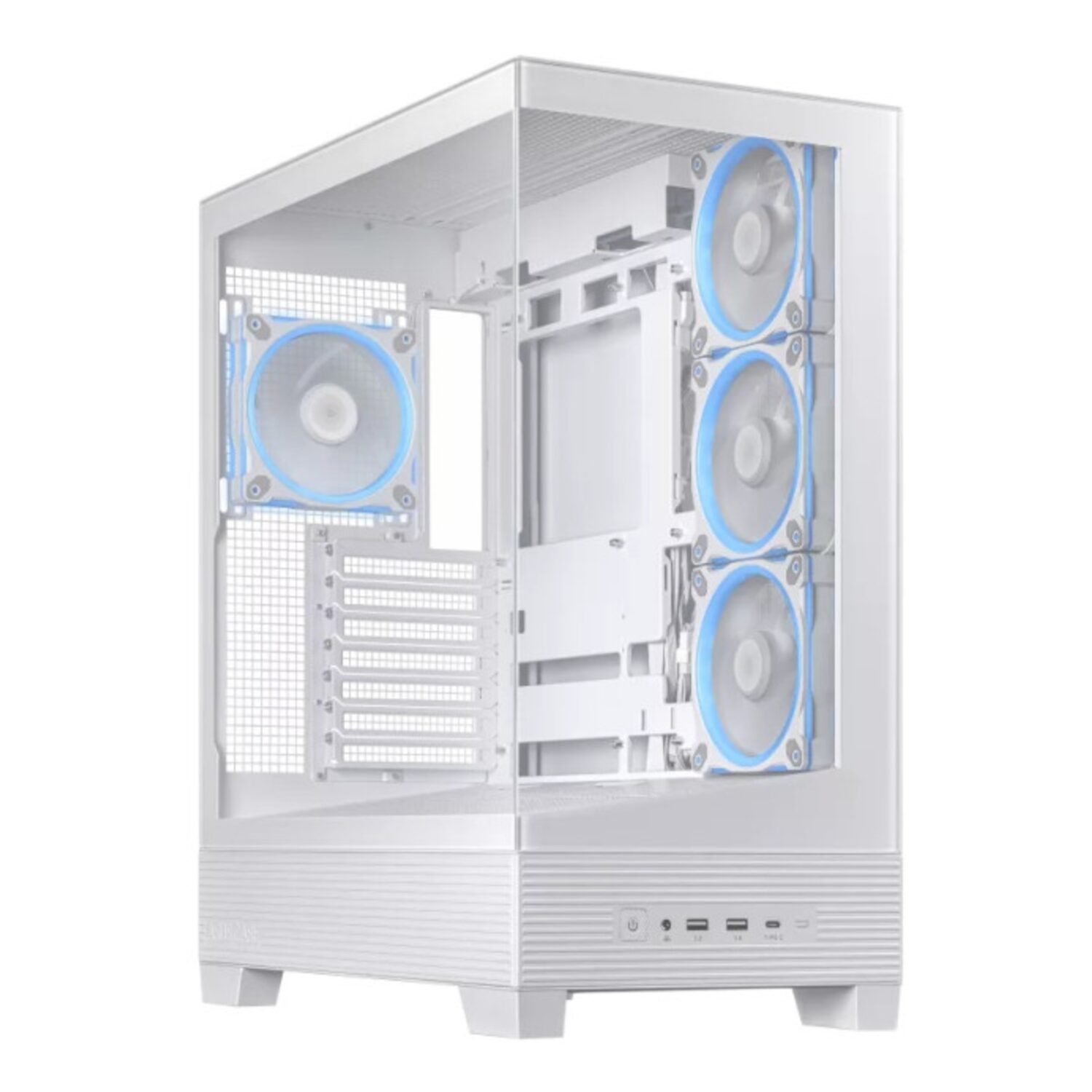 A31PLUS-BK-WR-01-1 Asus A31 PLUS Mid Tower ATX Chassis - White - Image 1