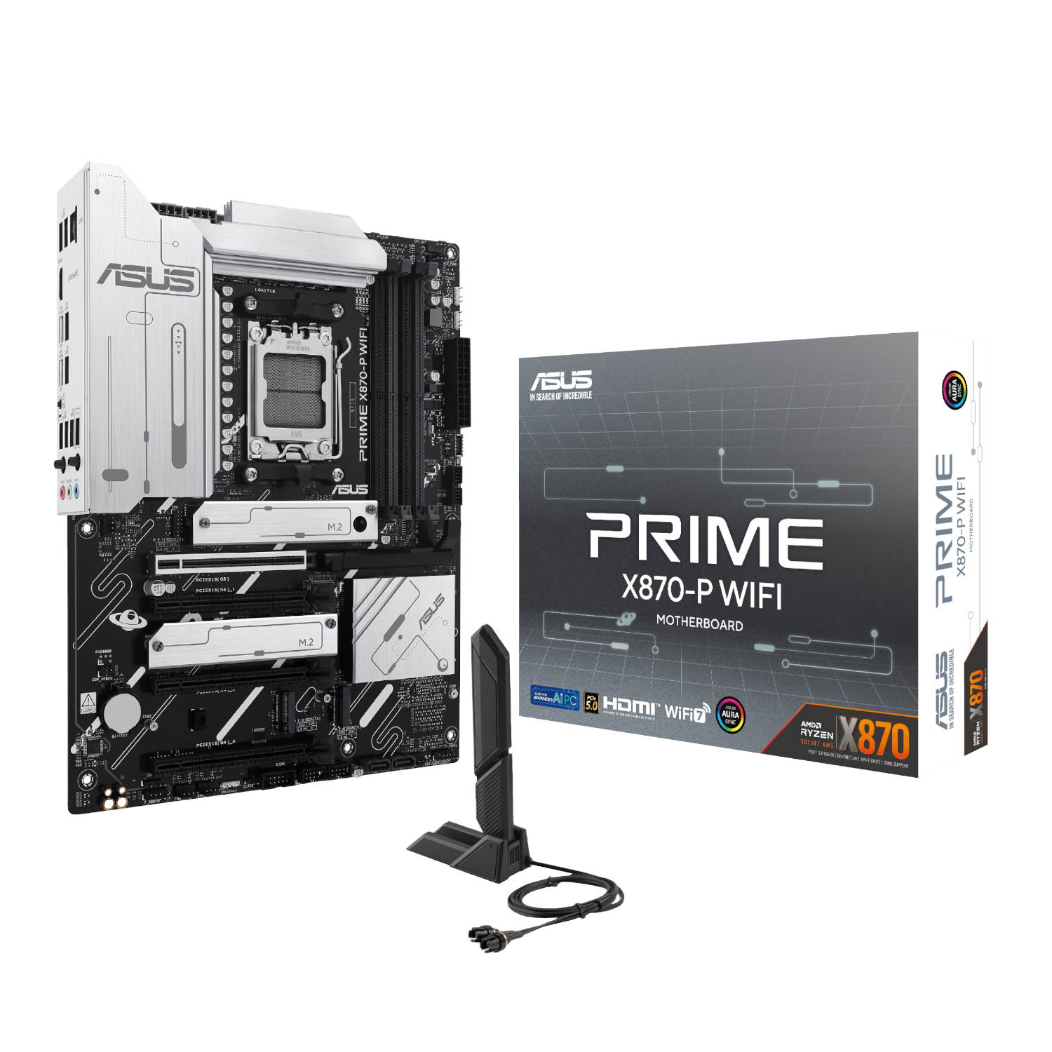 ASUS_PRIME-X870-PWIFI_wr_01a Asus PRIME X870-P WIFI ATX Gaming Motherboard - Image 1