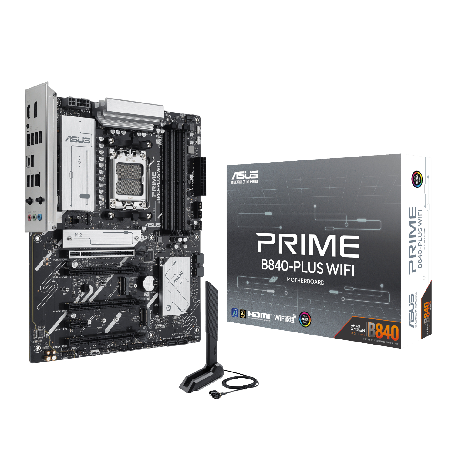 Asus_PRIME-B840-PLUSWIFI_wr_01a Asus PRIME B840-PLUS WIFI AMD AM5 ATX Gaming Motherboard - Image 1