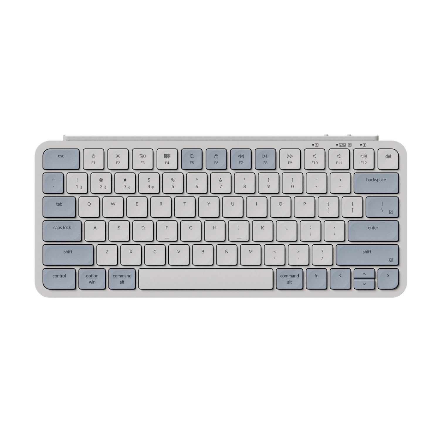 B1P-K11_Keychron-B11-Pro-Ultra-Slim-WRLS-KB-Retro-Blue Keychron B11 Pro Ultra-Slim 75% Wireless Keyboard - Retro blue - Image 1