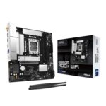 ASRock B860M Rock WiFi Intel LGA1851 MATX Gaming Motherboard