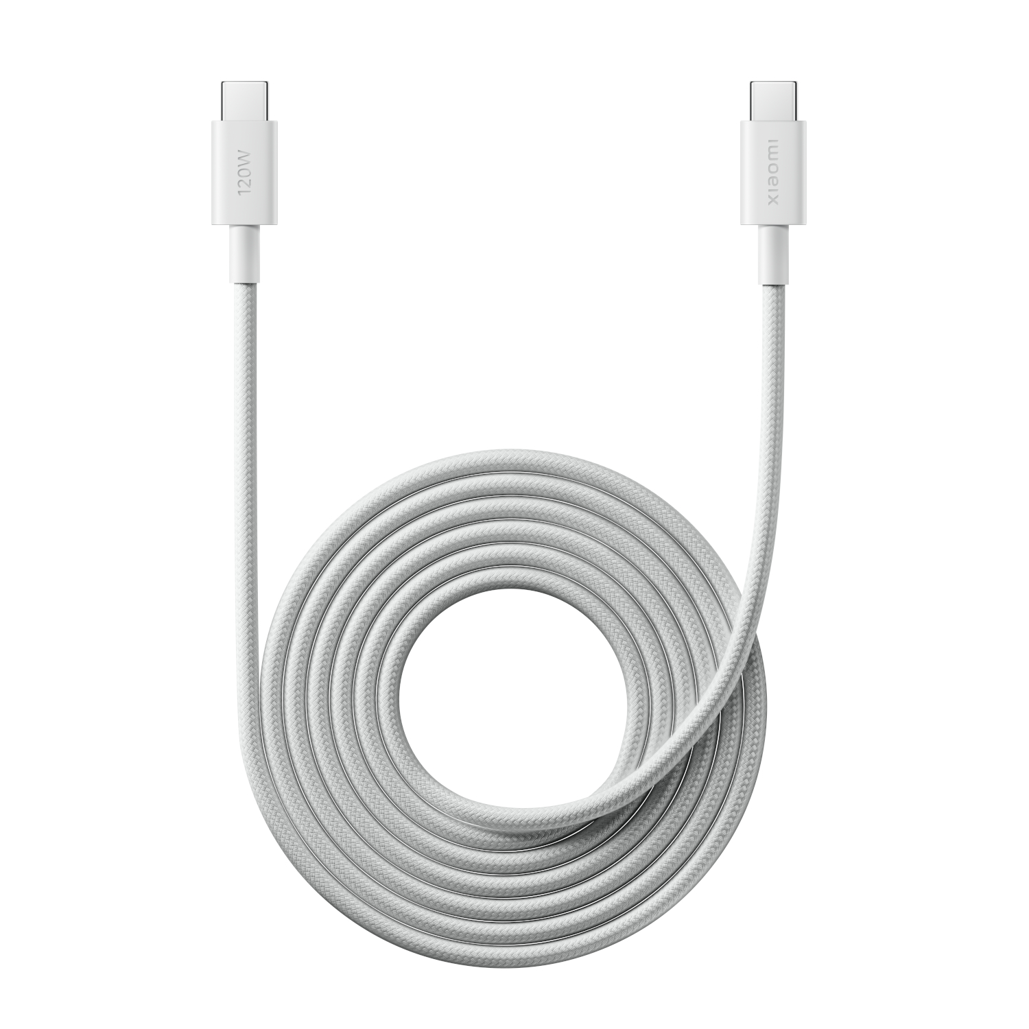 BHR087AGL-_Xiaomi-USB4-6A-USB-Type-C-To-USB-Type-C-Cable-2m_01 Xiaomi USB4 6A USB Type-C To USB Type-C Braided Cable 2m- (120W, 480 Mbps) - Image 1