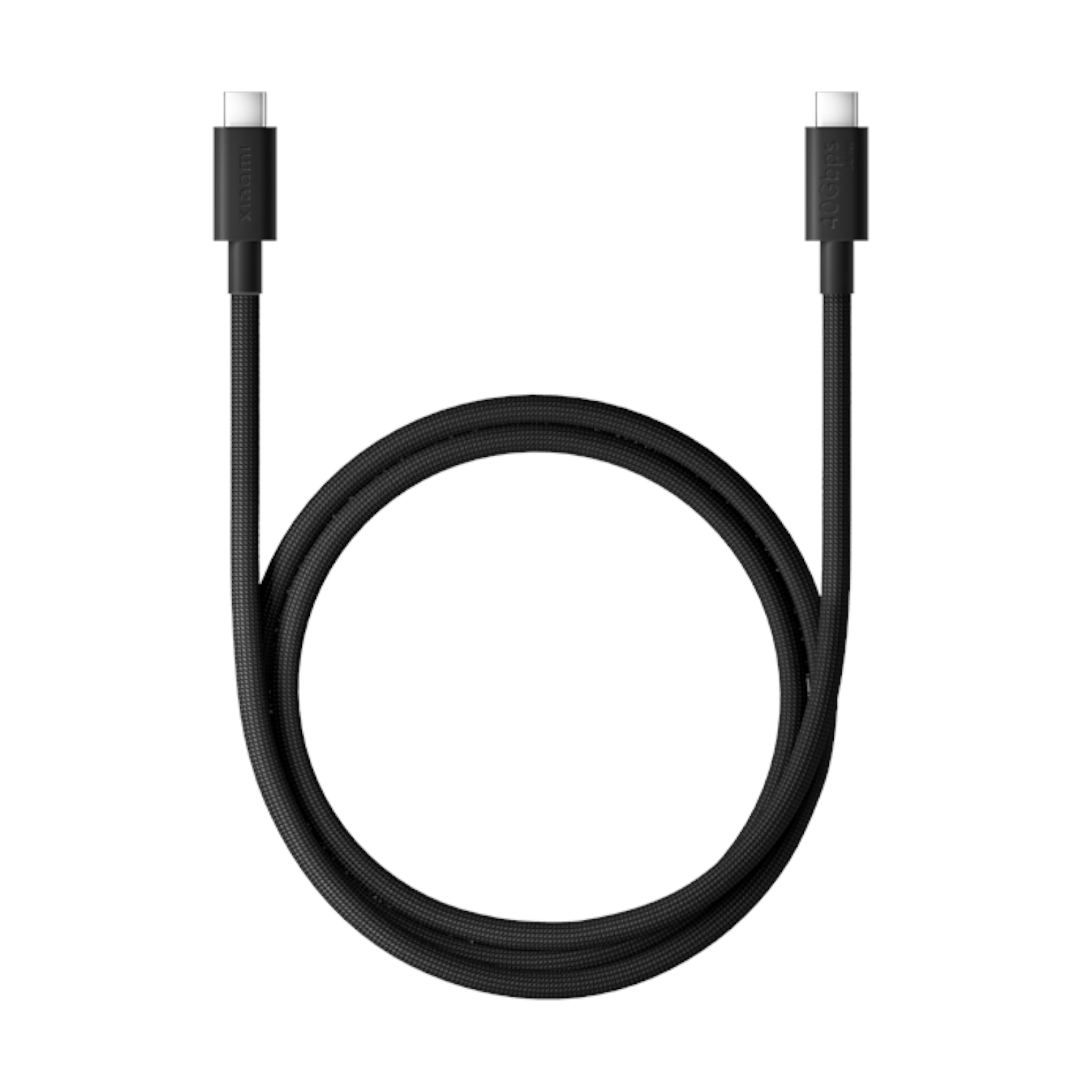 BHR087BGL-_Xiaomi-USB4-6A-USB-Type-C-To-USB-Type-C-Braided-Cable-1m_01 Xiaomi USB4 6A USB Type-C To USB Type-C Braided Cable 1m- (120W, 40Gbps, 8K) - Image 1