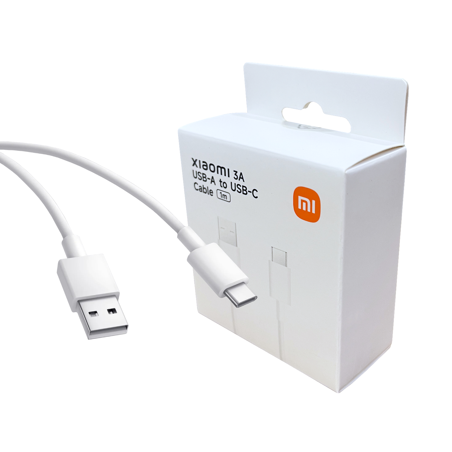 BHR087GGL_Xiaomi-3A-USB-A-to-USB-Type-C-Cable-1M-White_wr_07a Xiaomi 3A USB-A to USB Type-C Cable 1M - White - Image 1