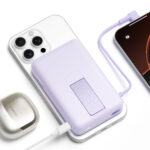 Xiaomi Magnetic Power Bank 10000 with Built-in Stand - Purple - Image 3