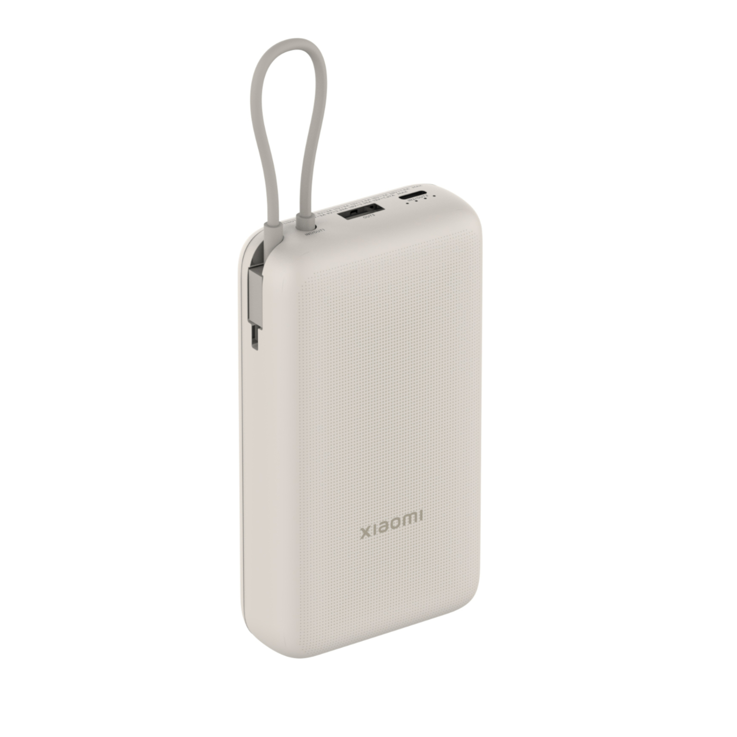 Created with GIMP Xiaomi 33W Power Bank 20000mAh (Integrated Cable) – Tan - Image 1