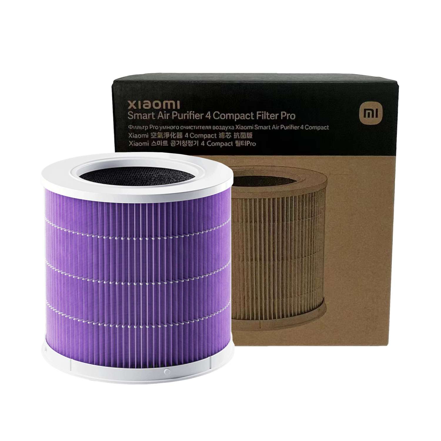 BHR8950GL_Xiaomi-Smart-Air-Purifier-4-Compact-Filter-Pro_wr_01b Xiaomi Smart Air Purifier 4 Compact Filter Pro - Purple - Image 1