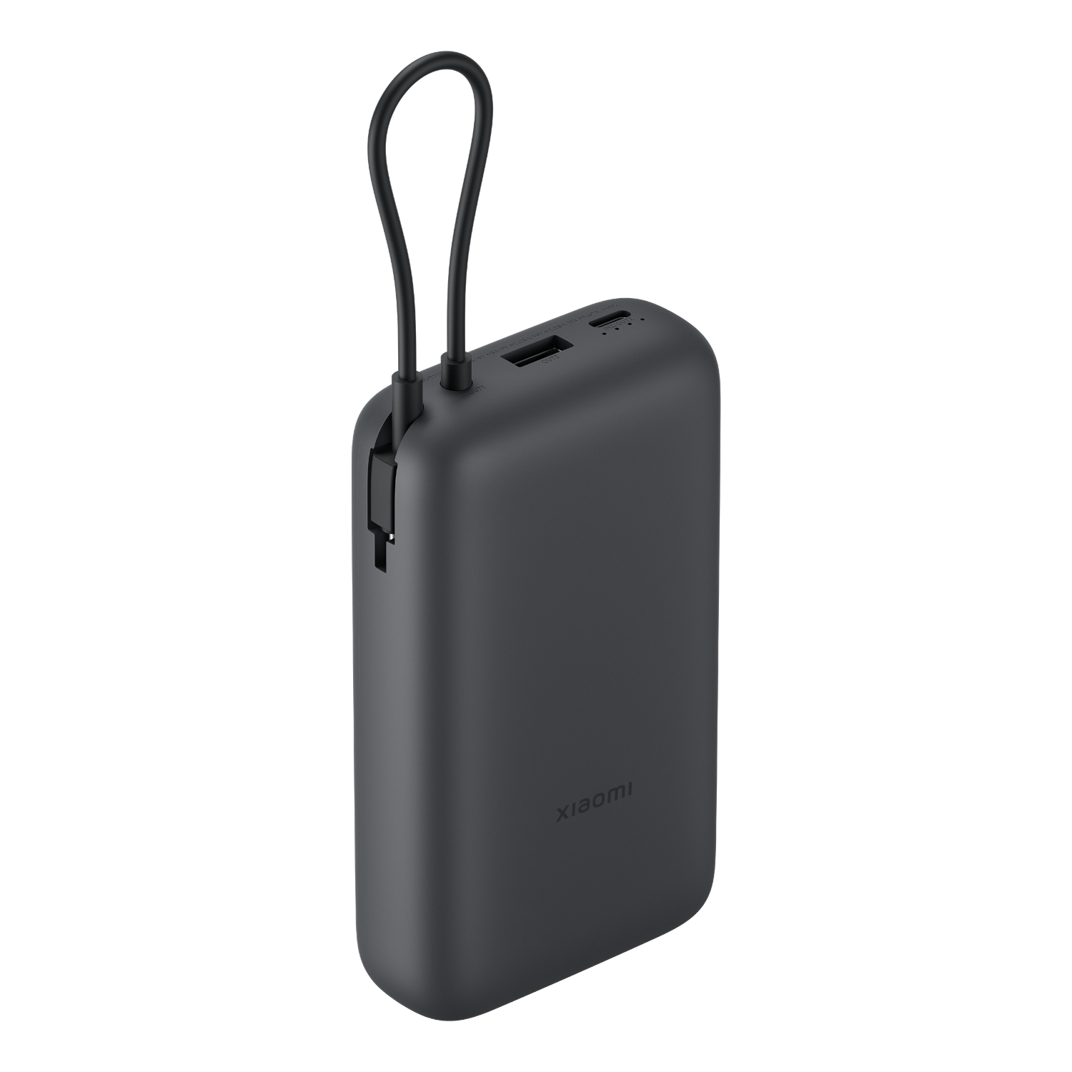 BHR9740GL_Xiaomi-Power-Bank-20000-Integrated-Cable-Dark-Grey_wr_01 Xiaomi Power Bank 20000mAh (Integrated Cable) - Dark Grey - Image 1