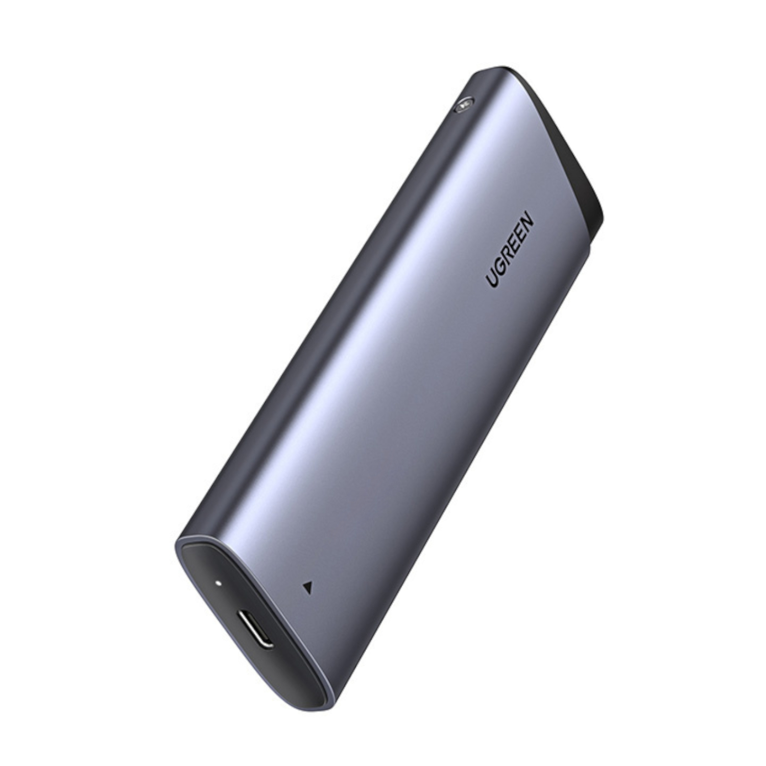 CM767-35267_UGreen-CM767-M.2-NVMe-SSD-Enclosure-10Gbps-–-Silver_wr_01a UGREEN CM767 M.2 NVMe SSD Enclosure (10Gbps) - Image 1