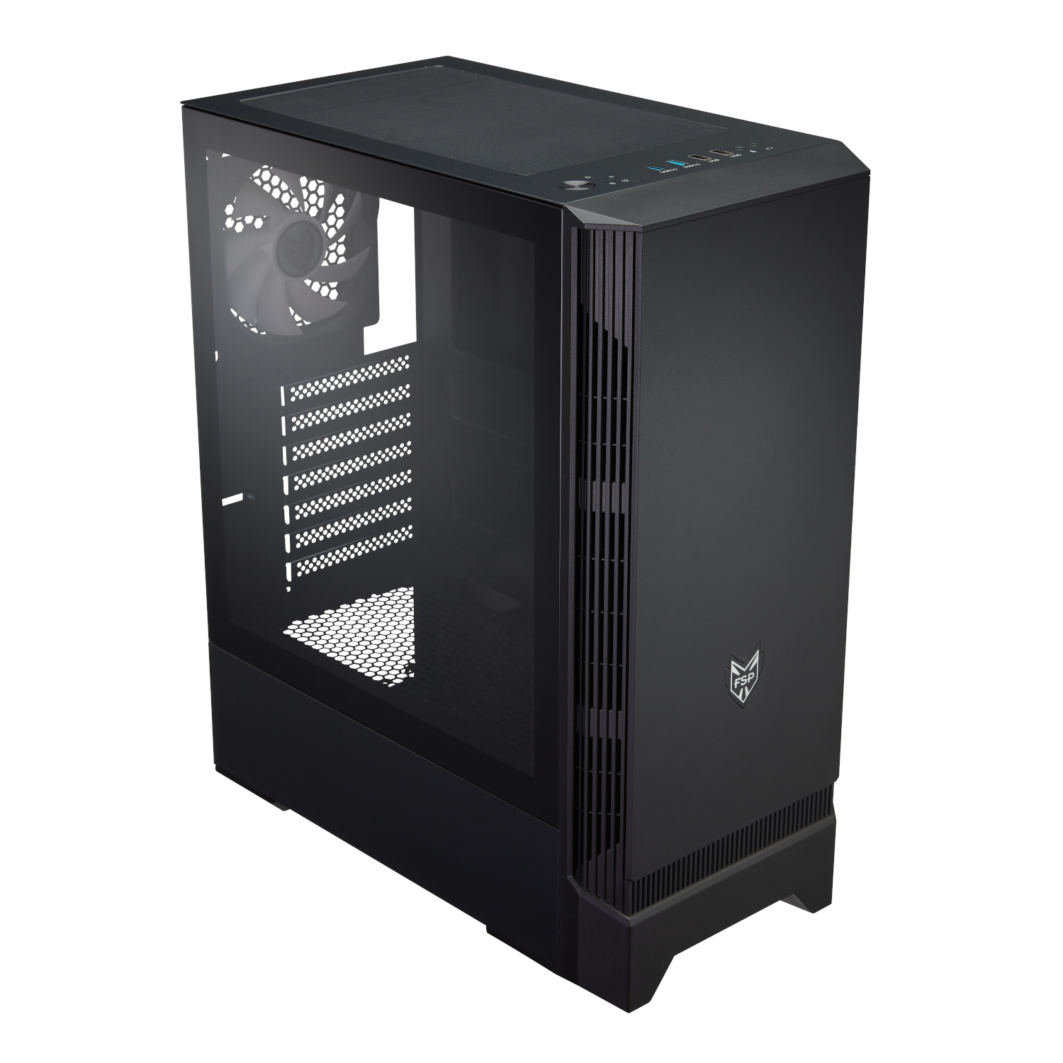 CMT260_FSP-CMT260-ATX-Gaming-Chassis-–-Black_wr_01b FSP CMT260 ATX Gaming Chassis - Black - Image 1