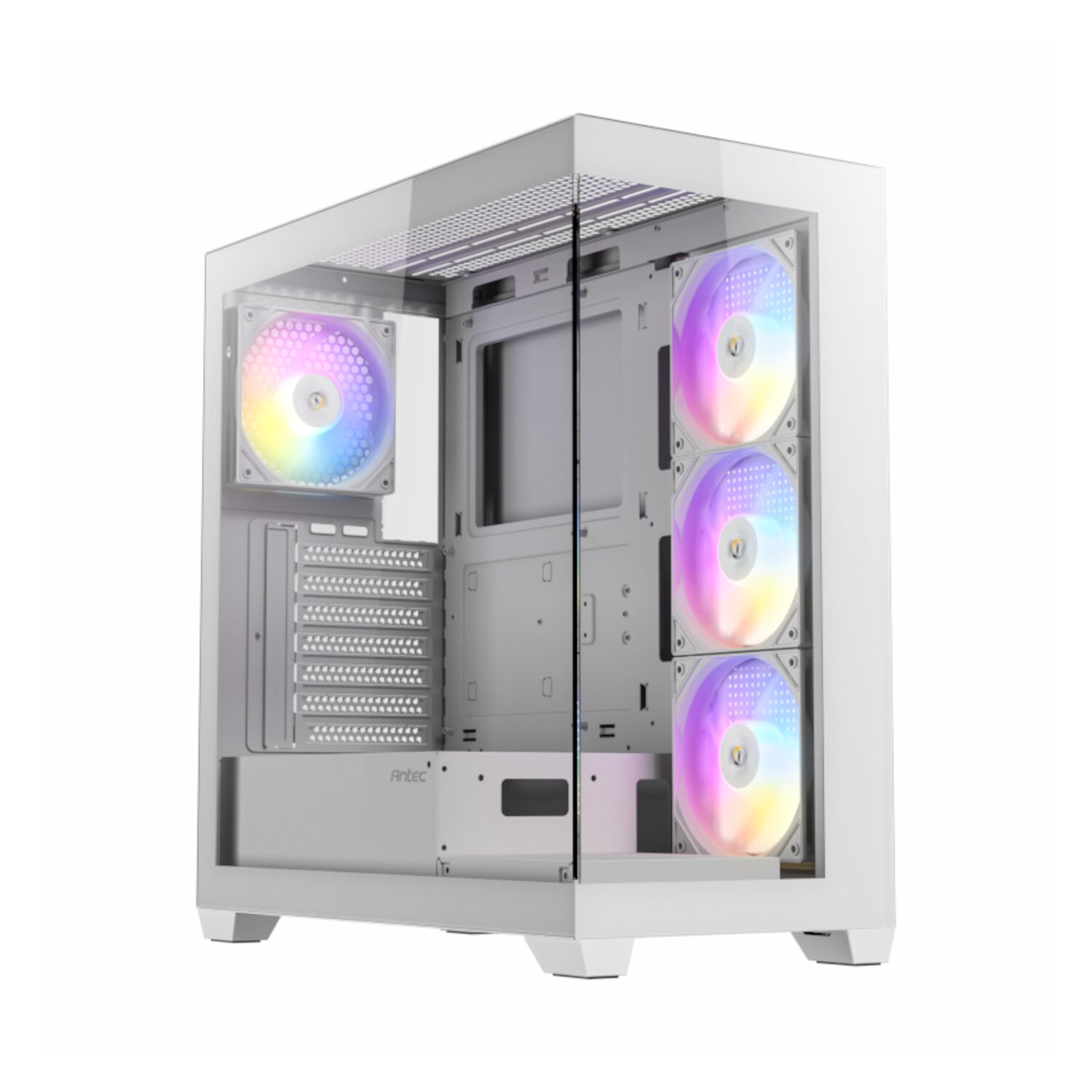 CX300-ARGB-W-wr-01 Antec CX300 ATX ARGB Gaming Chassis - White - Image 1