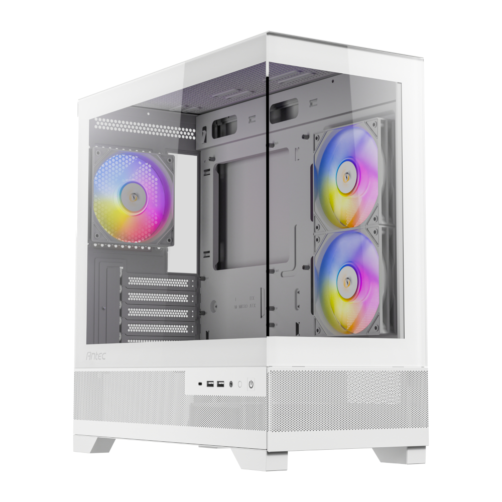 CX500M-W_wr_01 Antec CX500M Micro-ATX | ITX RGB Mini-Tower Gaming Chassis Type-C - White - Image 1