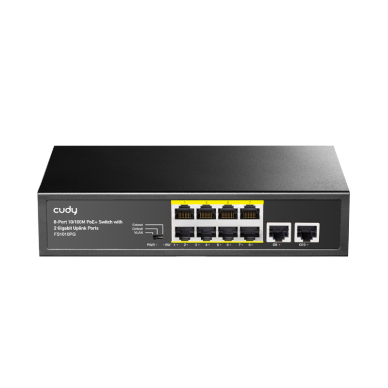 FS1010PG_wr_01 Cudy 10-Port Unmanaged PoE+ Switch - Image 1