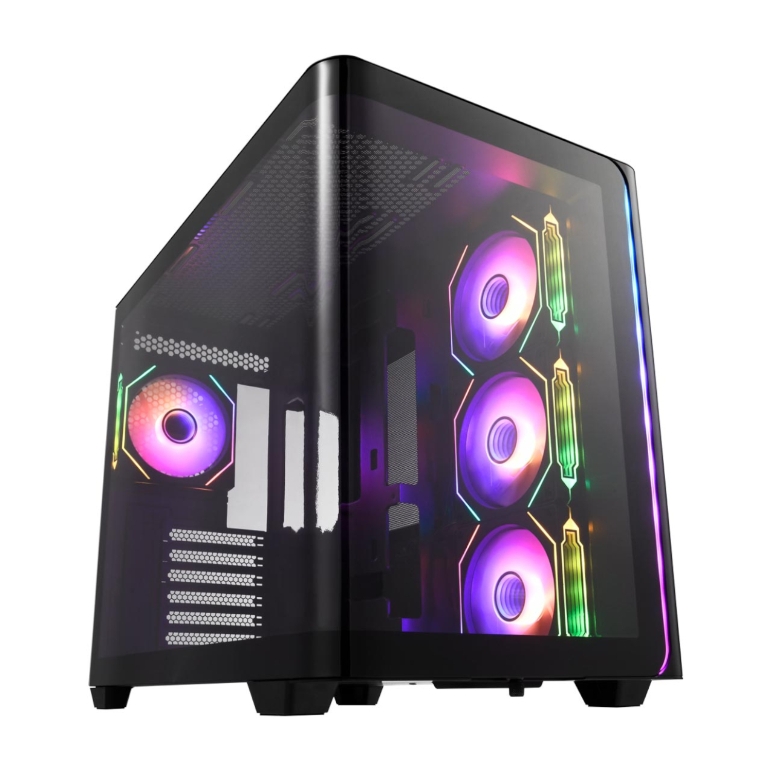 FSP_M580-BA_wr_01a FSP M580 ATX Gaming Chassis - Black - Image 1