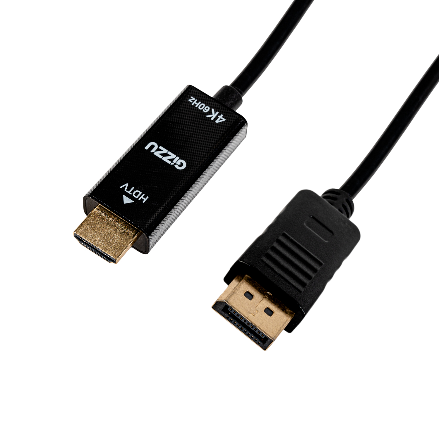 GCPDPH15_wr_01b Gizzu 4K60Hz DisplayPort to HDMI Cable 1.5m - Image 1