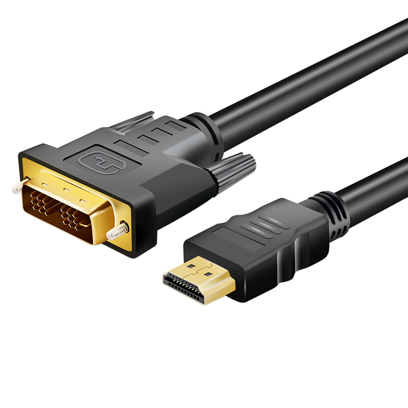 GCPHD18_wr_01 Gizzu 1080P HDMI to DVI-D Cable 1.8m Poly - Image 1