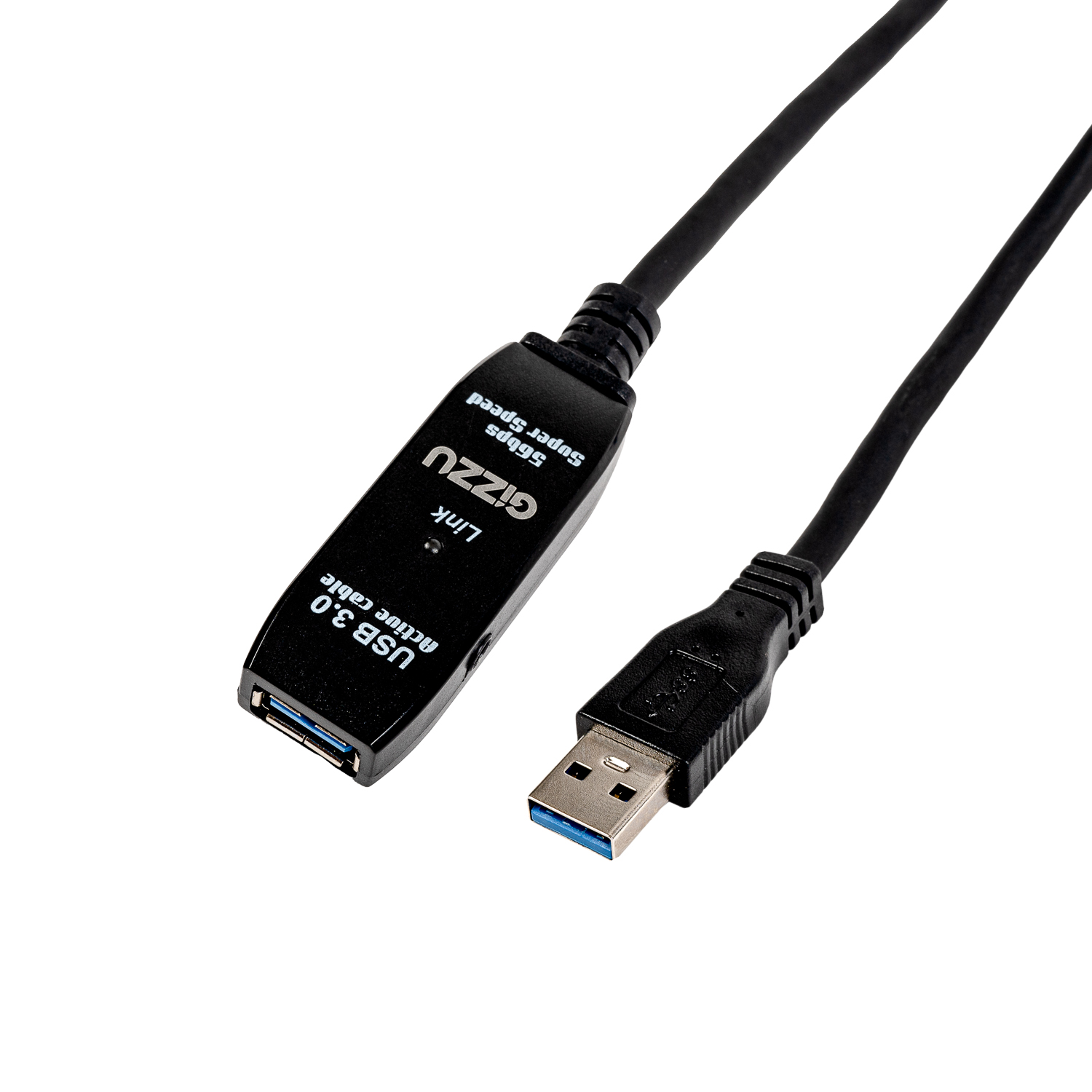 GCPU3UE10A-0128-Edit1500x1500-96DPI Gizzu USB3.0 Active Extension Cable 10m - Image 1