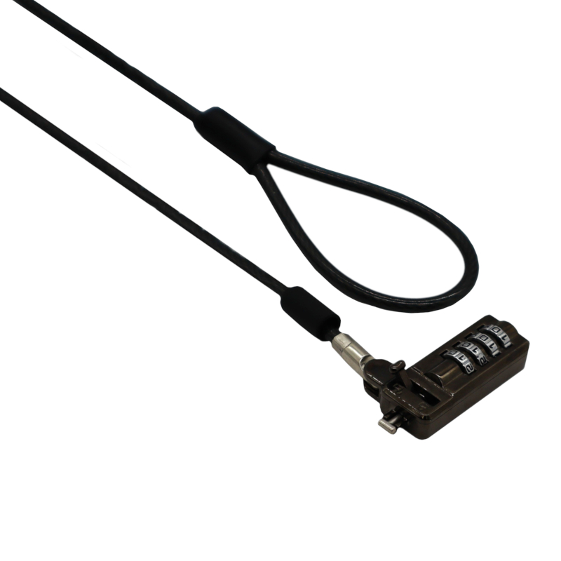 GCSCL2M_wr_01a-1 GIZZU 2m Slimline Combination Notebook and Ultrabook Cable Lock - Image 1