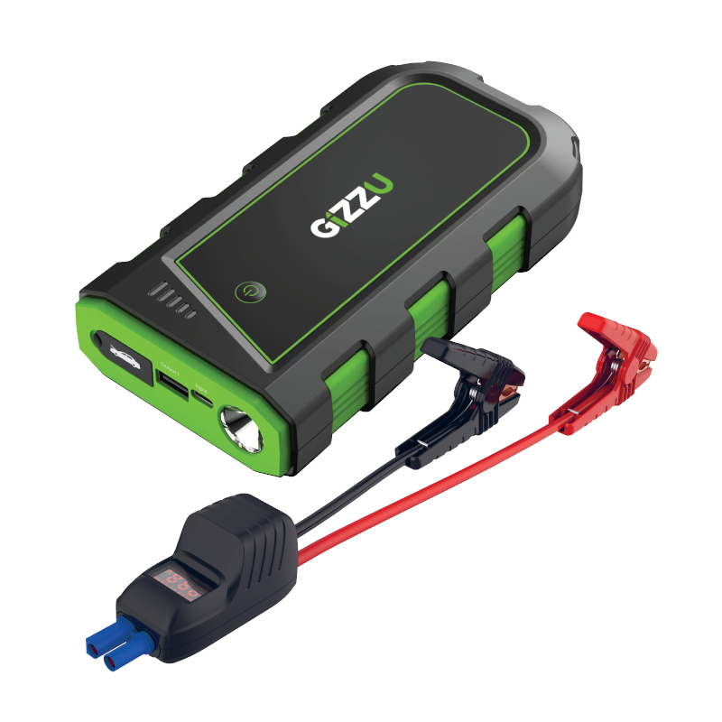 GJS16000_wr_01a GIZZU 2000A Jump Starter 16000mAh - Black - Image 1