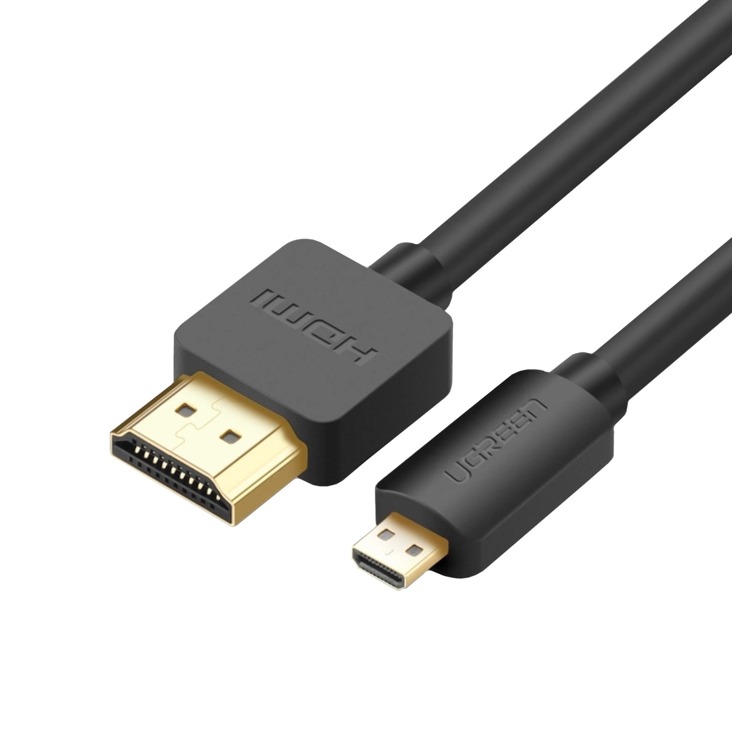 HD127-30102_UGreen-HD127-Micro-HDMI-to-HDMI-2.0-Cable-1.5M-Black_wr_01 UGREEN HD127 Micro HDMI to HDMI 2.0 Cable 1.5M - Black - Image 1