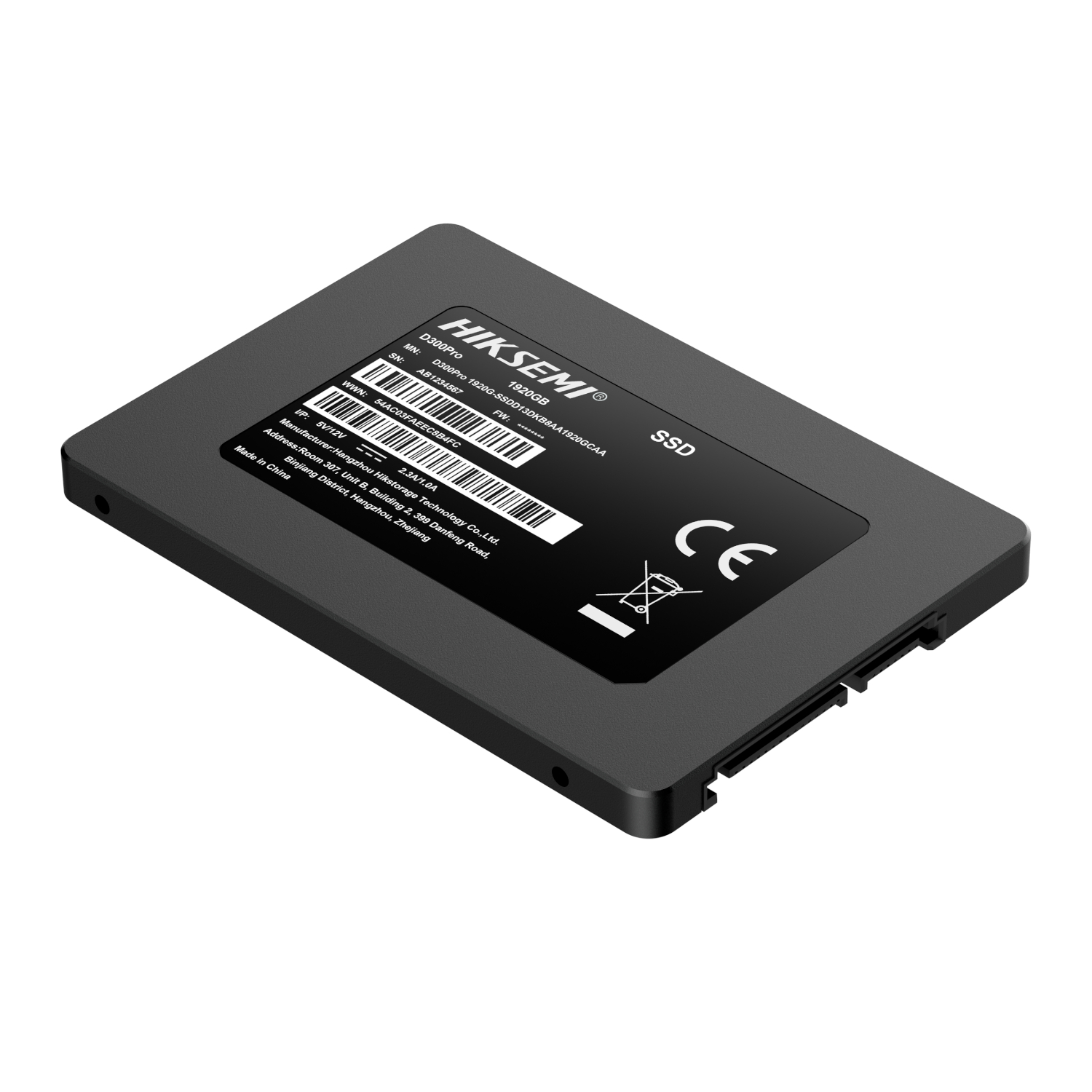 HS-SSD-D300-PRO-1920G_Hiksemi-D300-PRO-Tantalum-Capacitor-1920GB-SATA-III-Enterprise-SSD_wr_01a Hiksemi D300 PRO Tantalum Capacitor 1920GB SATA III Enterprise SSD - Image 1