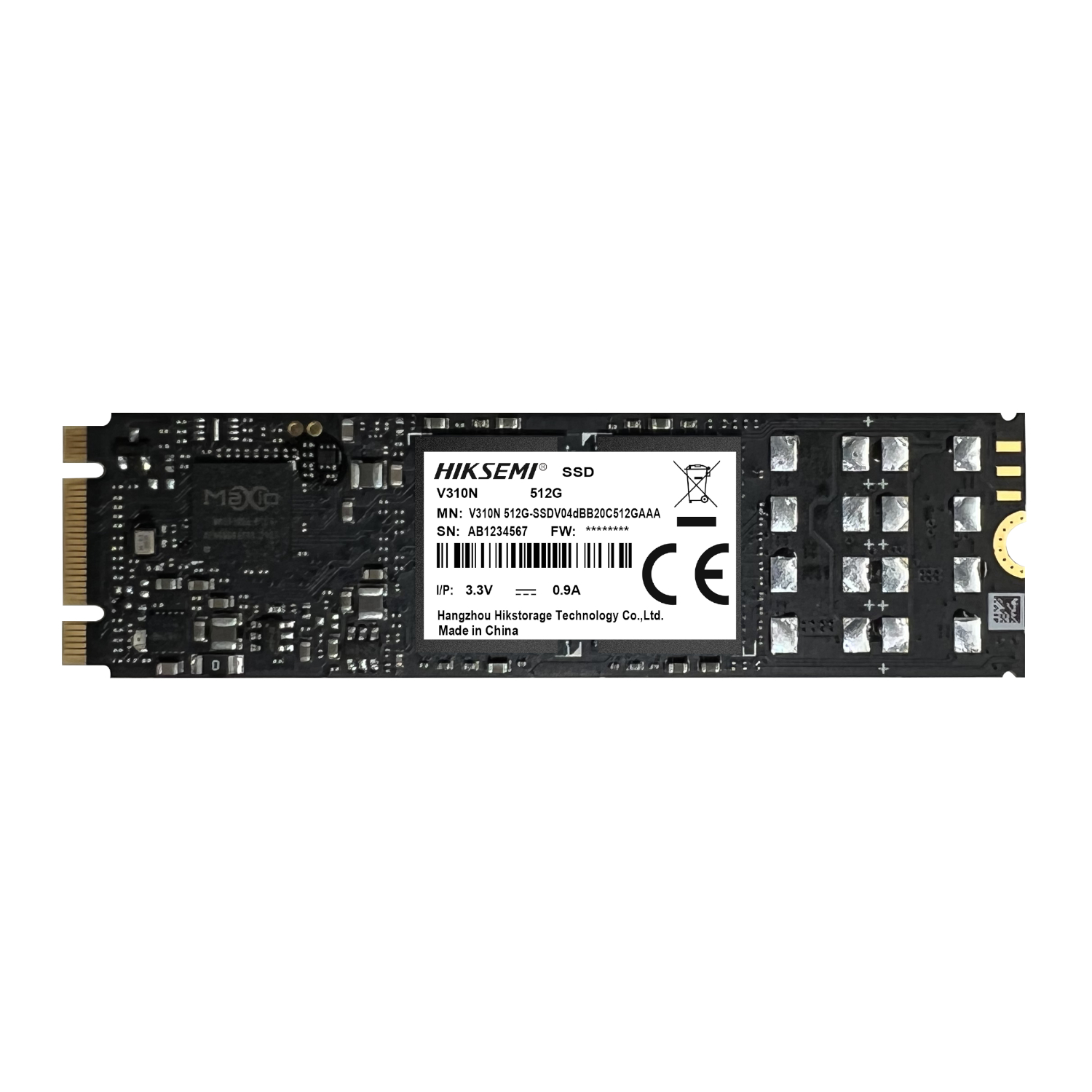HS-SSD-V310N-512G_Hiksemi-V310N-512GB-M.2-SATA-Surveillance-SSD_wr_01a Hiksemi V310N 512GB M.2 SATA Surveillance SSD - Image 1