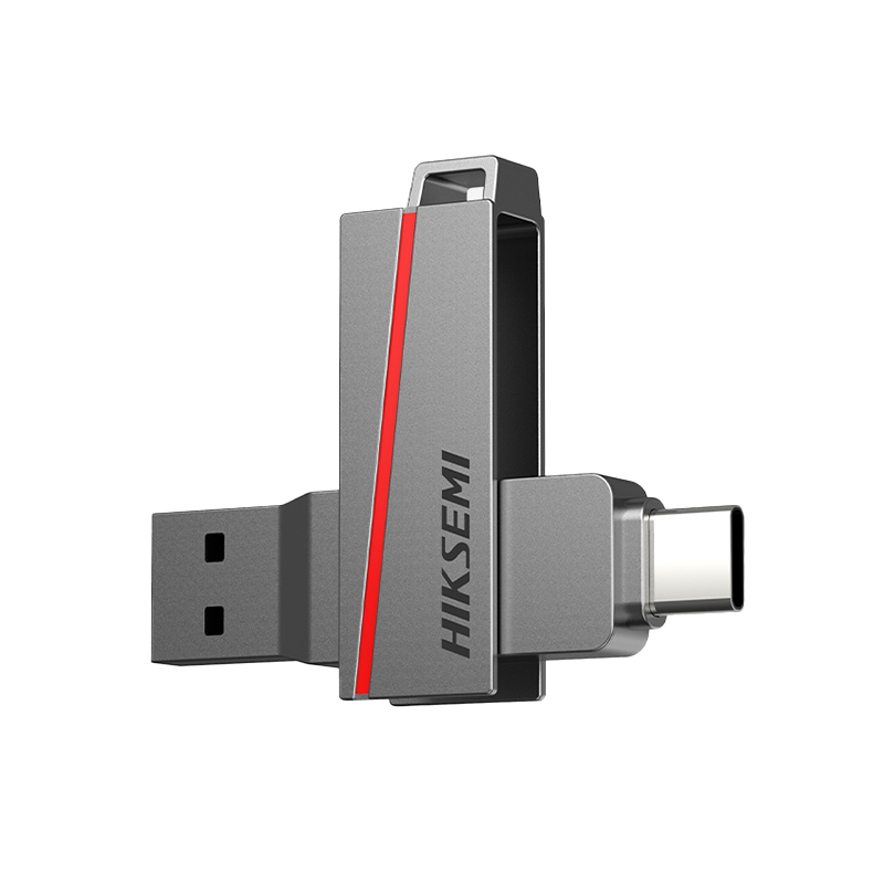 HS-USB-E307C-128G_wr_-2 HIKSEMI Dual Slim 128GB USB3.2 Flash Drive - Image 1