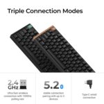 Keychron K10 HE 100% Wireless Magnetic Gaming Keyboard Nebula Switches – Black - Image 5