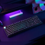 Keychron K10 HE 100% Hot-Swap Gateron Dbl-Rail Nebula Switch RGB Wireless Keyboard - Black - Image 5
