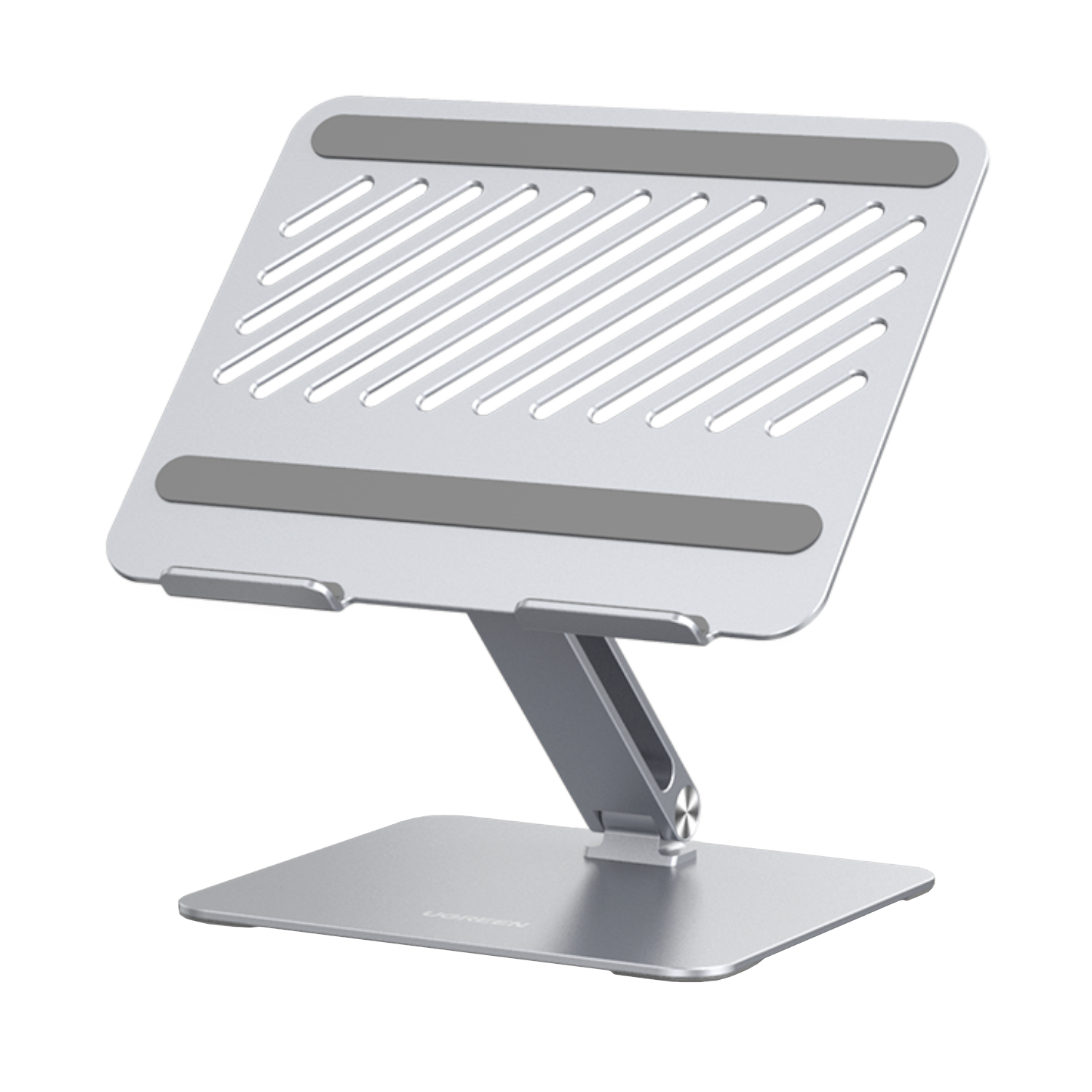 LP339-40291_UGreen-LP339-17.3-inch-Laptop-Stand_wr_01 UGREEN Adjustable Laptop Stand (Silver) - Image 1