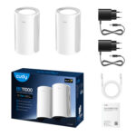 Cudy BE11000 Wi-Fi7 Tri-band Mesh Wi-Fi System - 2 Pack - Image 2