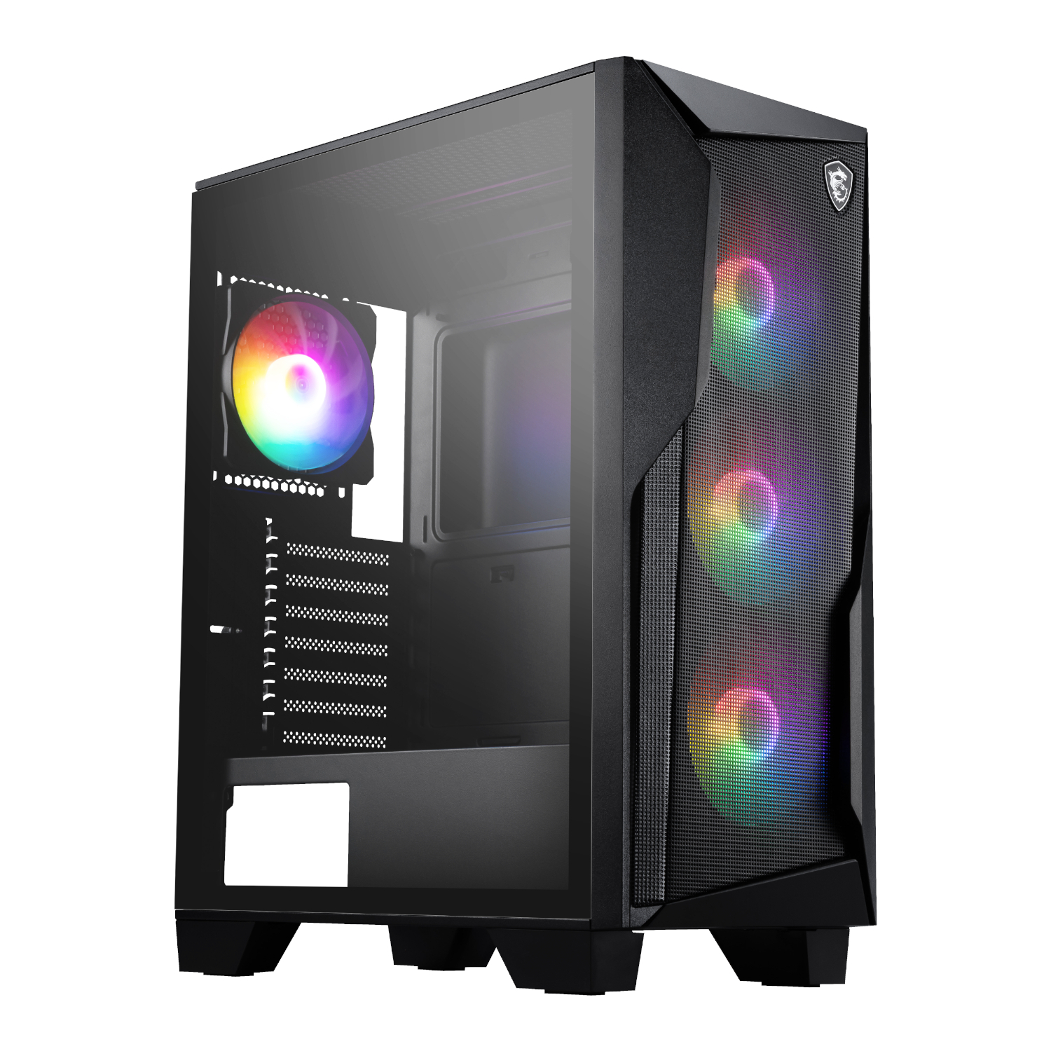 MAG-FORGE-130A-AIRFLOW_MSI-MAG-FORGE-130A-Airflow-ATX-Gaming-Chassis-Black_wr_01a MSI MAG FORGE 130A Airflow ATX Gaming Chassis - Black - Image 1