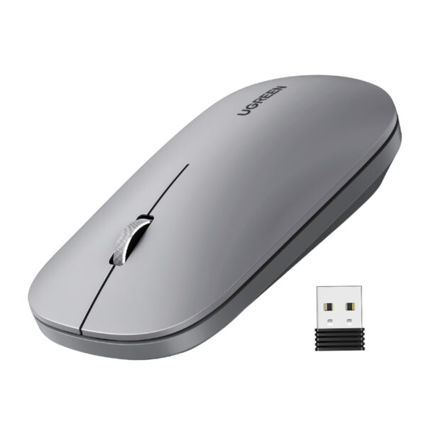 UGREEN Portable 2.4GHz Wireless Mouse - Grey