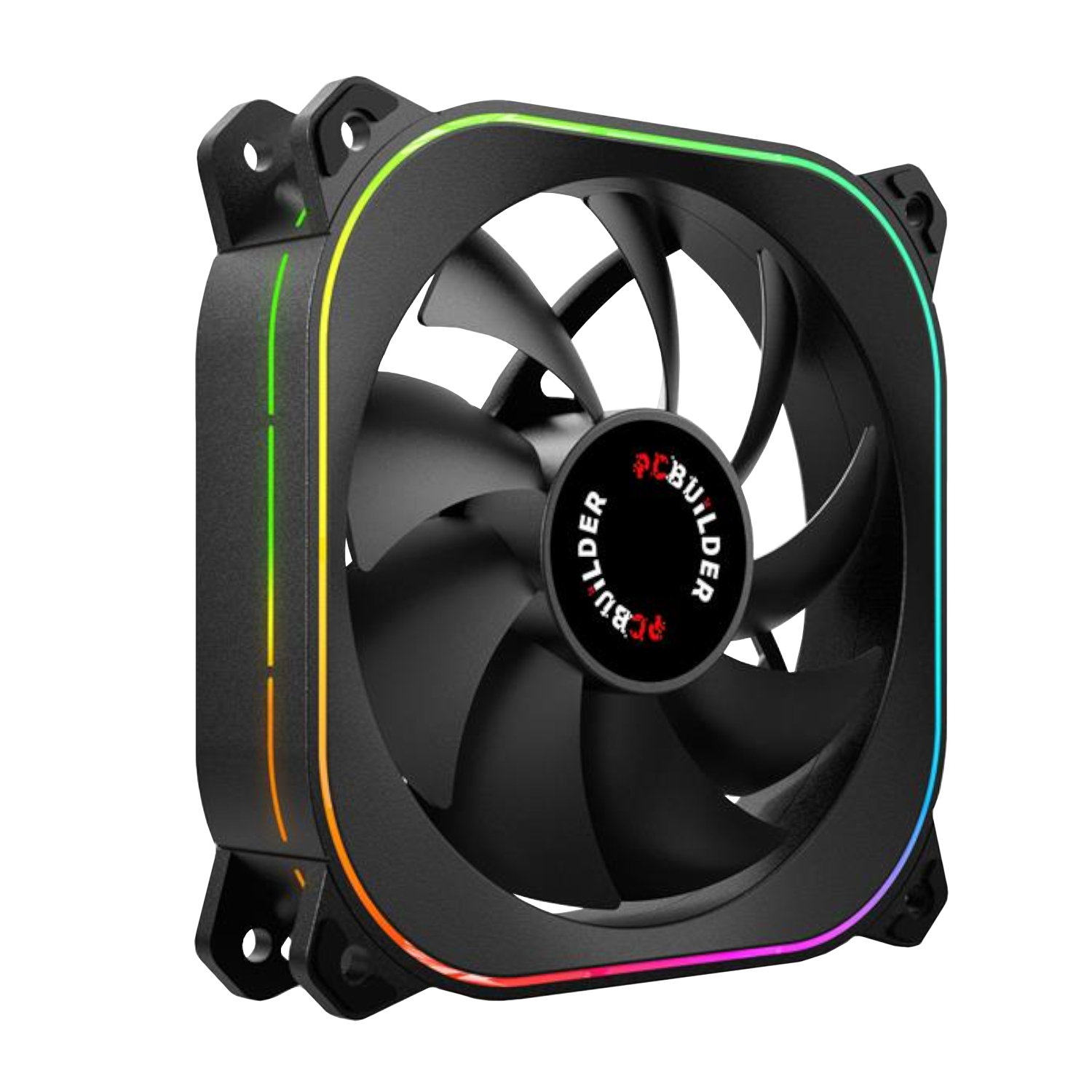 PCB-CF-TORNADO-120_PCBuilder-TORNADO-CHILL-120mm-ARGB-Fan-Black_wr_01a PCBuilder TORNADO CHILL 120mm ARGB Fan - Black - Image 1