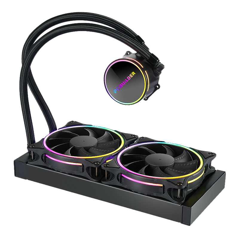 PCB-LC-HYDRO-C240_wr_02 PCBuilder Hydro Chill 240MM AIO Liquid CPU Cooler ARGB - Image 1